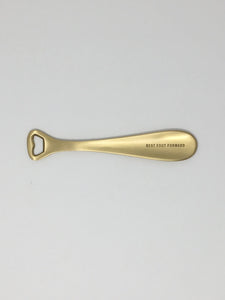 Brass Shoehorn Bottle Opener