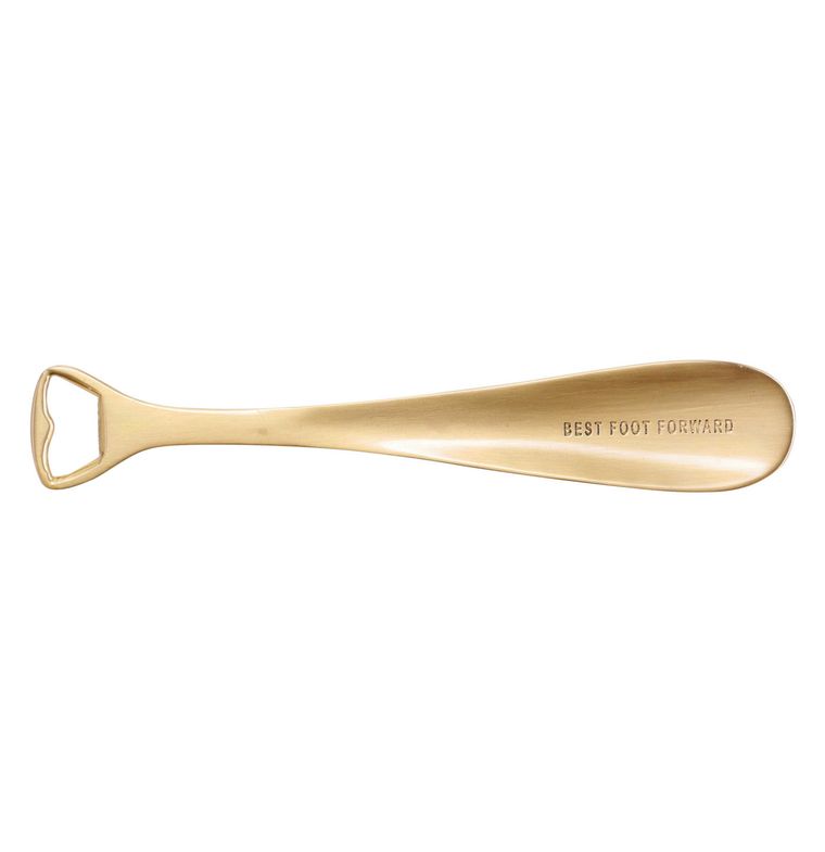 Brass Shoehorn Bottle Opener