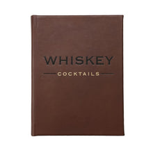 Load image into Gallery viewer, Whiskey Cocktails Leather Book