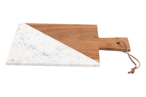 Wood + Marble Mix Serving Platter