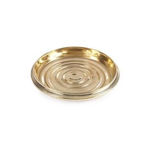 Coin Edged Bottle Coaster Solid Brass