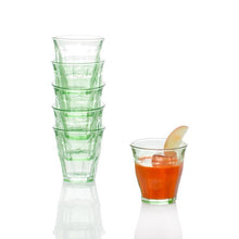 Load image into Gallery viewer, Bistro Glass Green Set/2