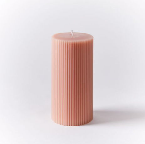 Fancy Pillar Candle - Petal