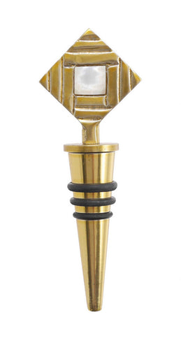 Diamond Gold Wine Stopper