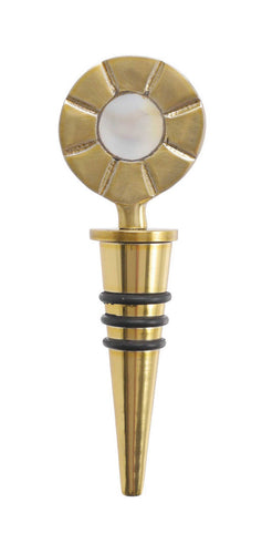 Round Gold Wine Stopper