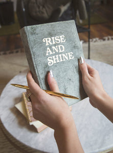 Rise & Shine Velvet Notebook