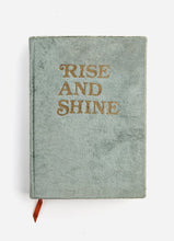 Load image into Gallery viewer, Rise &amp; Shine Velvet Notebook