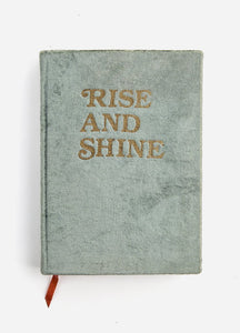 Rise & Shine Velvet Notebook