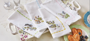 Meadow Embroidered Napkin S/4