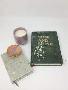 Rise & Shine Velvet Notebook