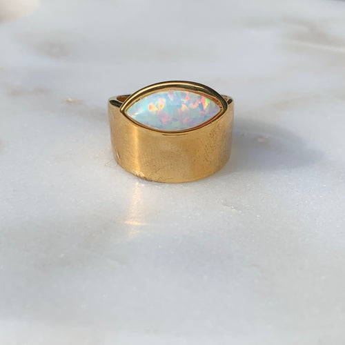 Opal Eye Ring