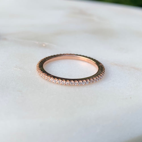 Rose Gold Eternity Ring