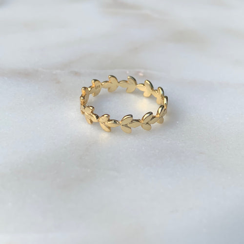 Gold Leaf Ring