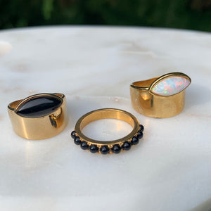 Onyx Eye Ring