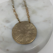 Load image into Gallery viewer, Round Pendant Necklace