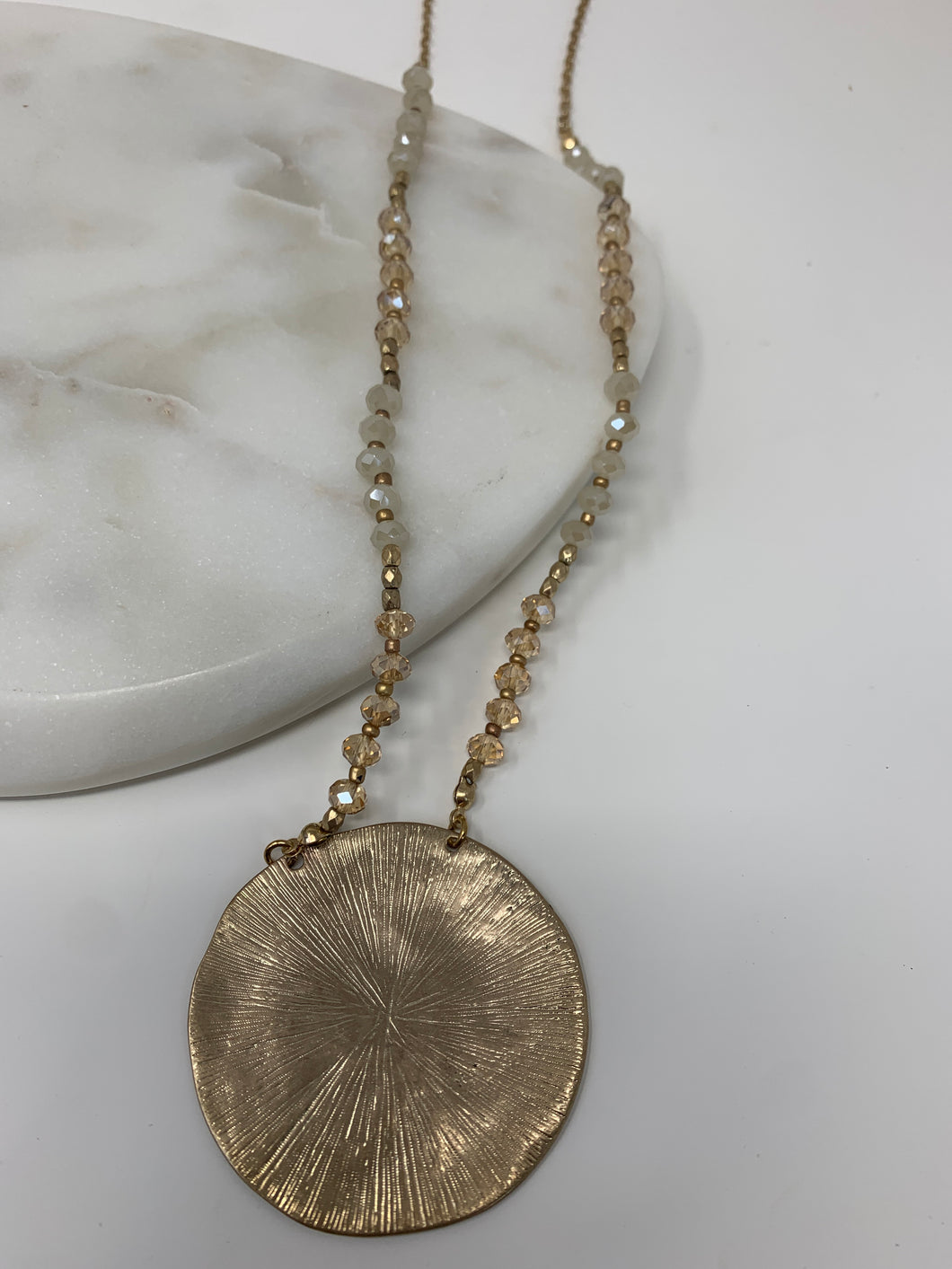 Round Pendant Necklace