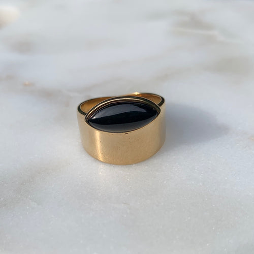 Onyx Eye Ring